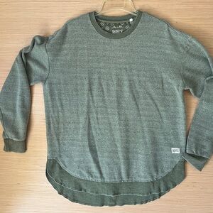 Royce brand Reversed Out Ponchoville Fleece olive green xl